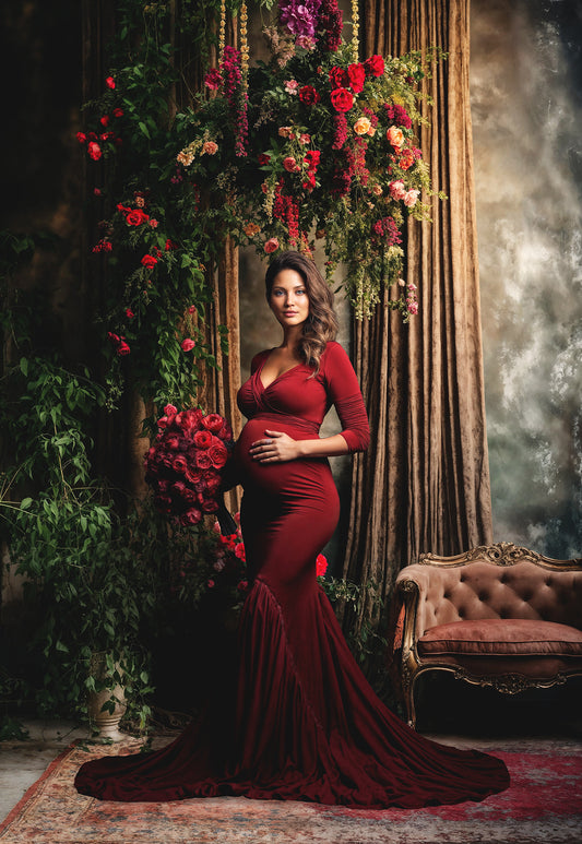 Fondo digital de verdes persas