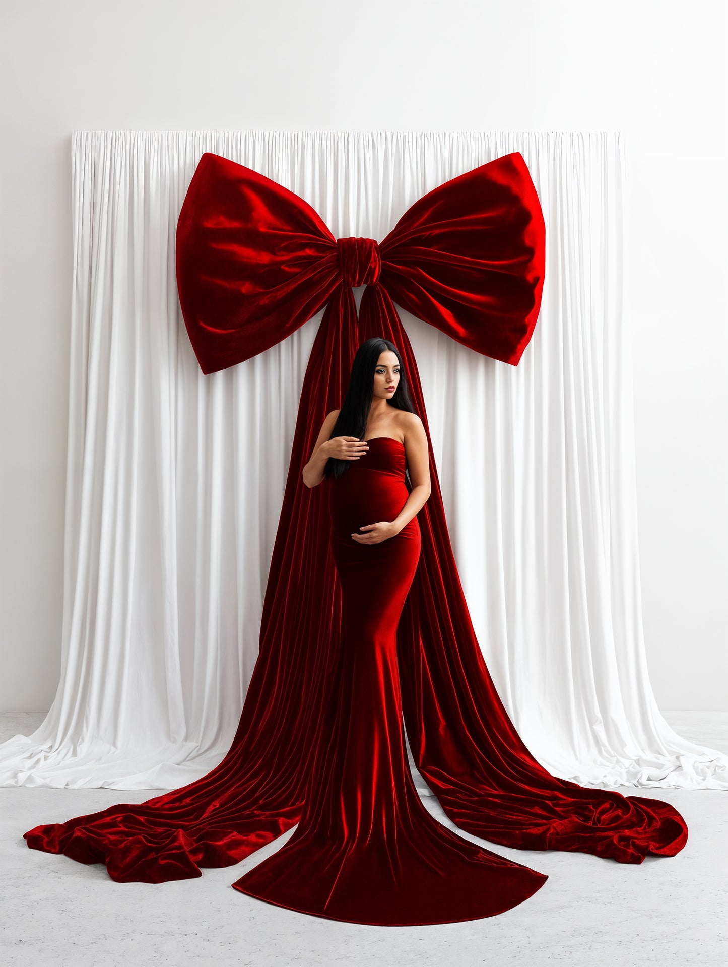 Conjunto de cenário digital Big Bow Love