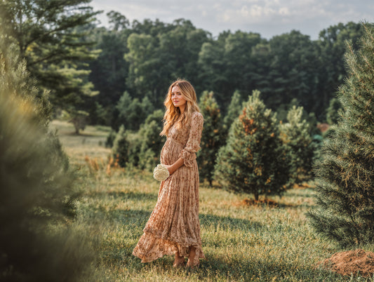 Fondo digital de campos de pinos, conjunto de fondos para niños