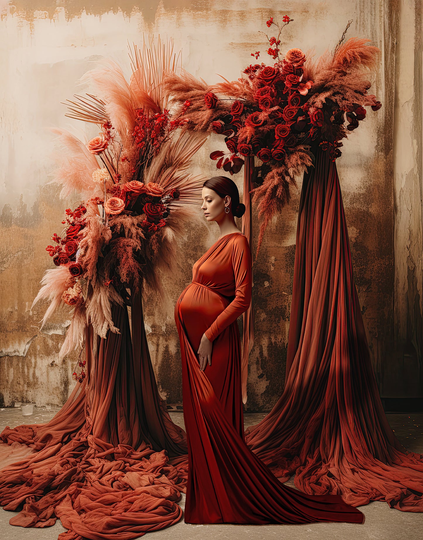 Fondos digitales del conjunto Color Arches, superposiciones para fondos de maternidad, superposiciones para fondos de estudio, texturas de bellas artes, superposiciones para Photoshop