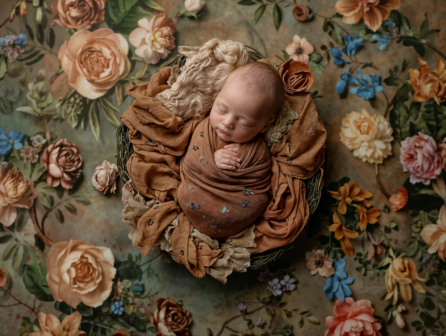 Baby Boop Digital Background, Newborn Backdrops Set