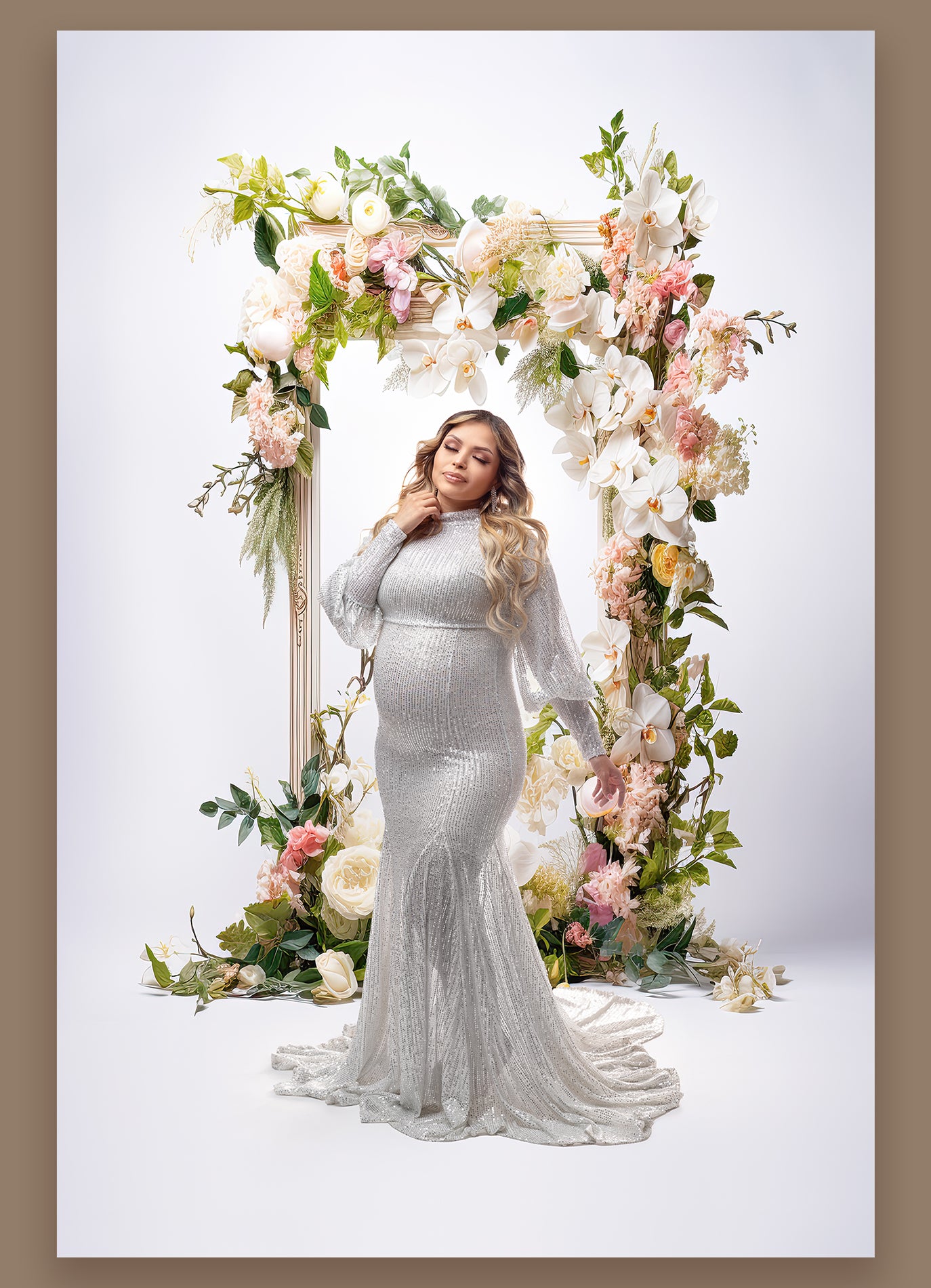 Fondos digitales Frame Me Neutrals, superposiciones para fondos de maternidad, superposiciones para fondos de estudio, texturas de bellas artes, superposiciones para Photoshop