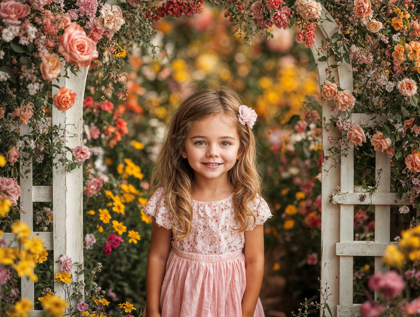 Fondo digital floral Annabelle, conjunto de fondos para niños