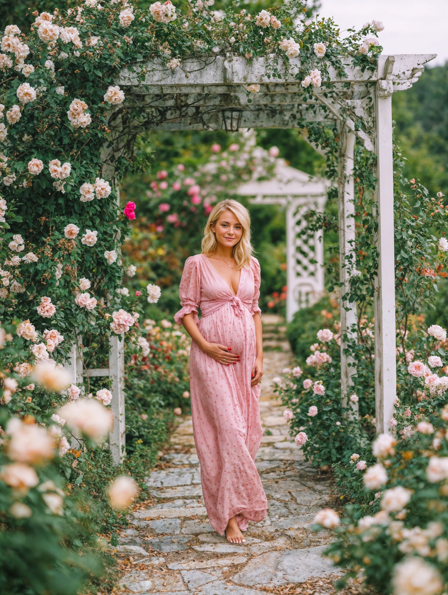 Rose Gardens Digital Backdrop Set