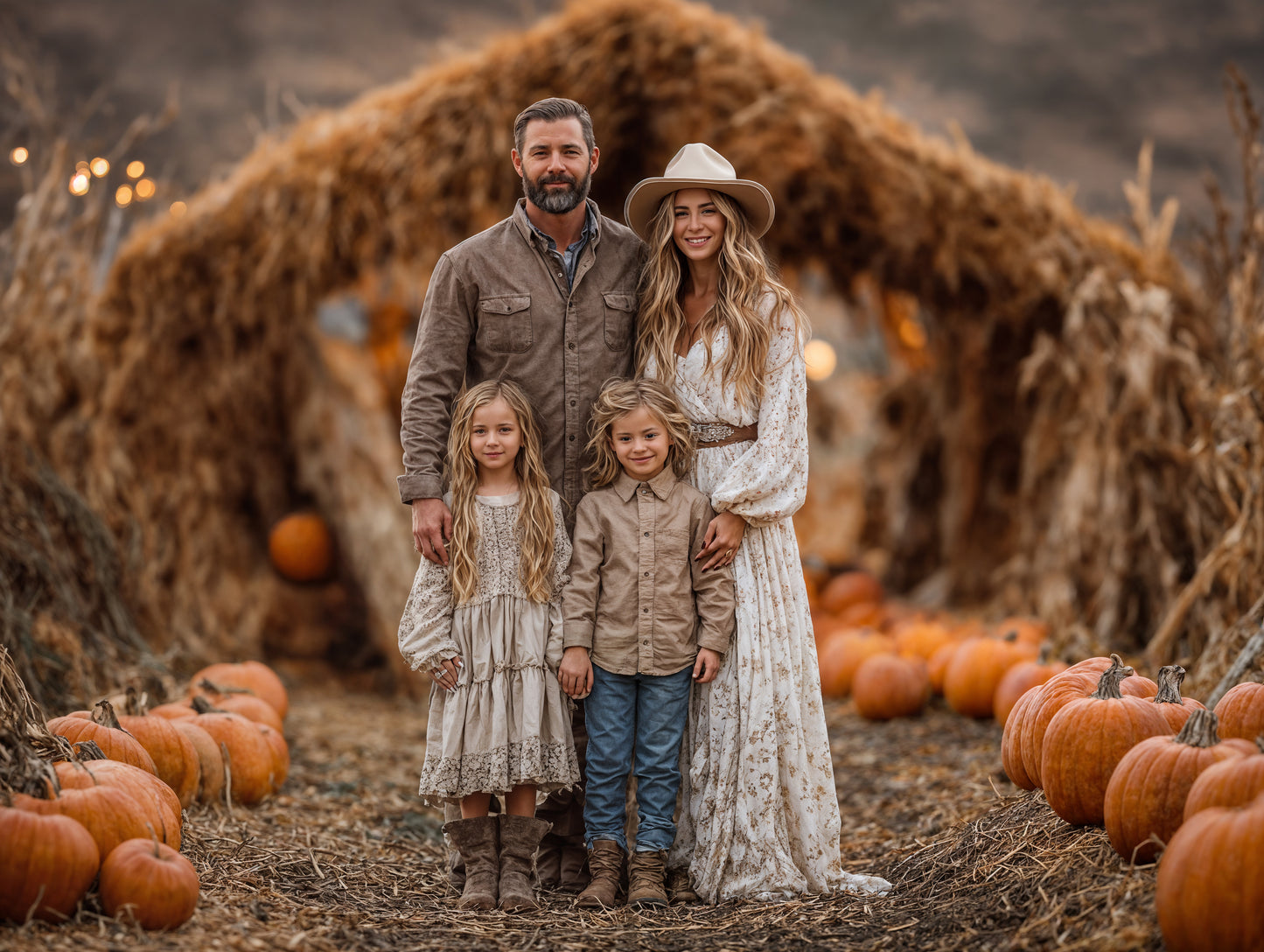 Pumpkin Patch Digital Backdrop Set