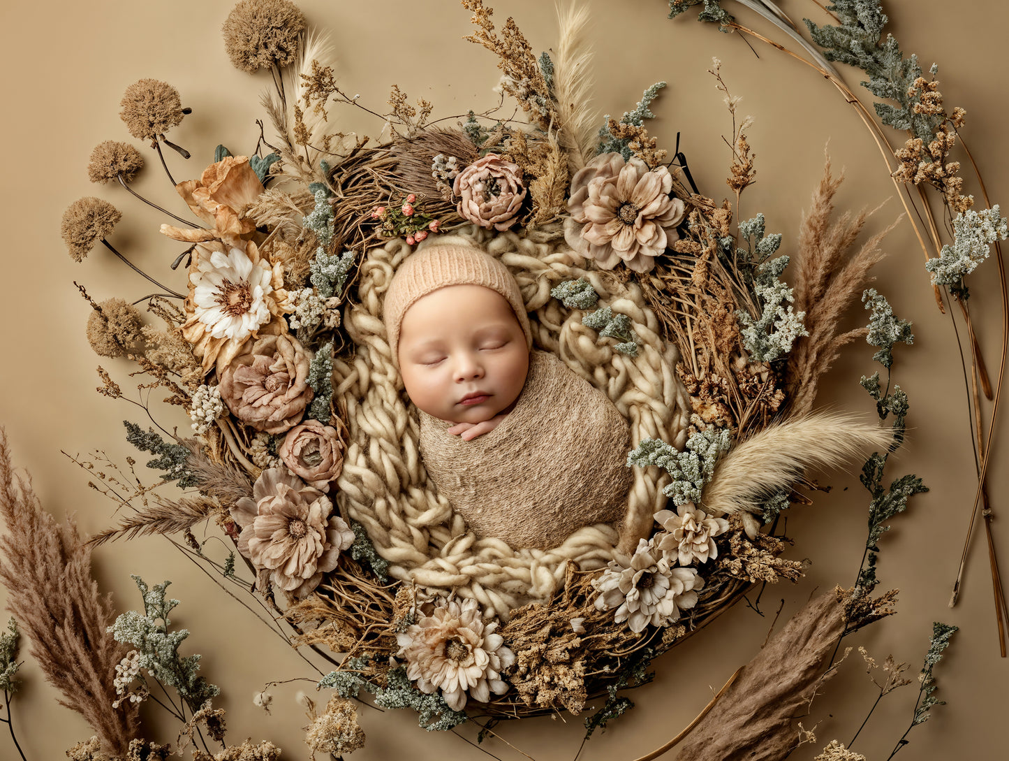 Baby Boop Digital Background, Newborn Backdrops Set