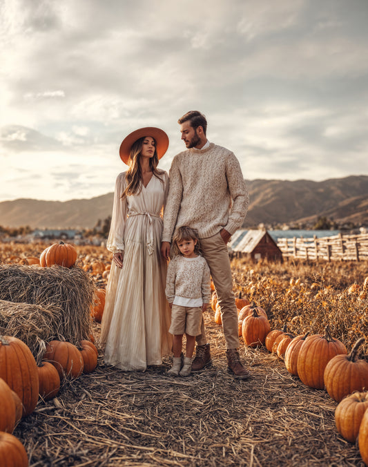 Pumpkin Patch Digital Backdrop Set