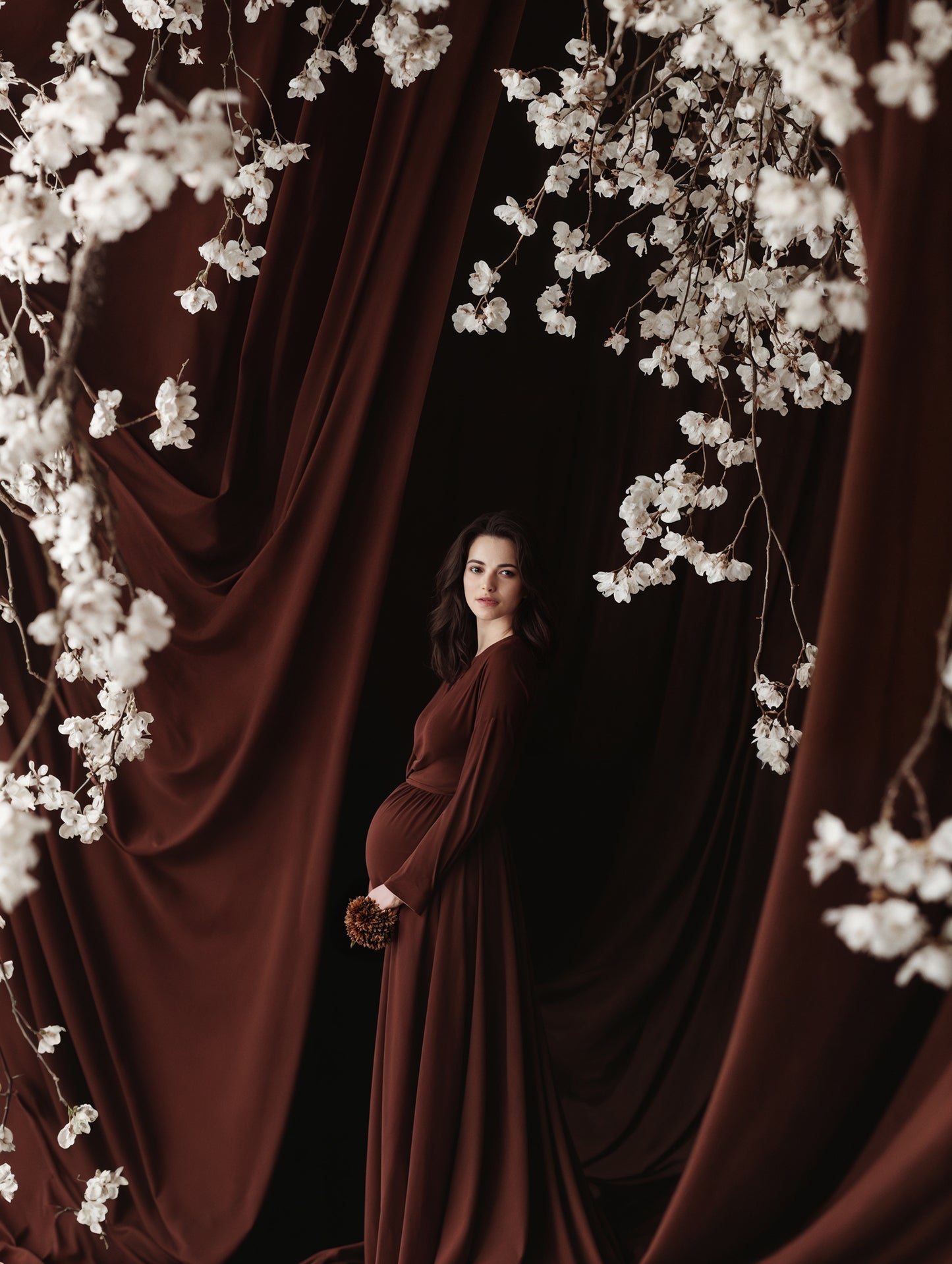 Conjunto de cenário digital Serene Drapes