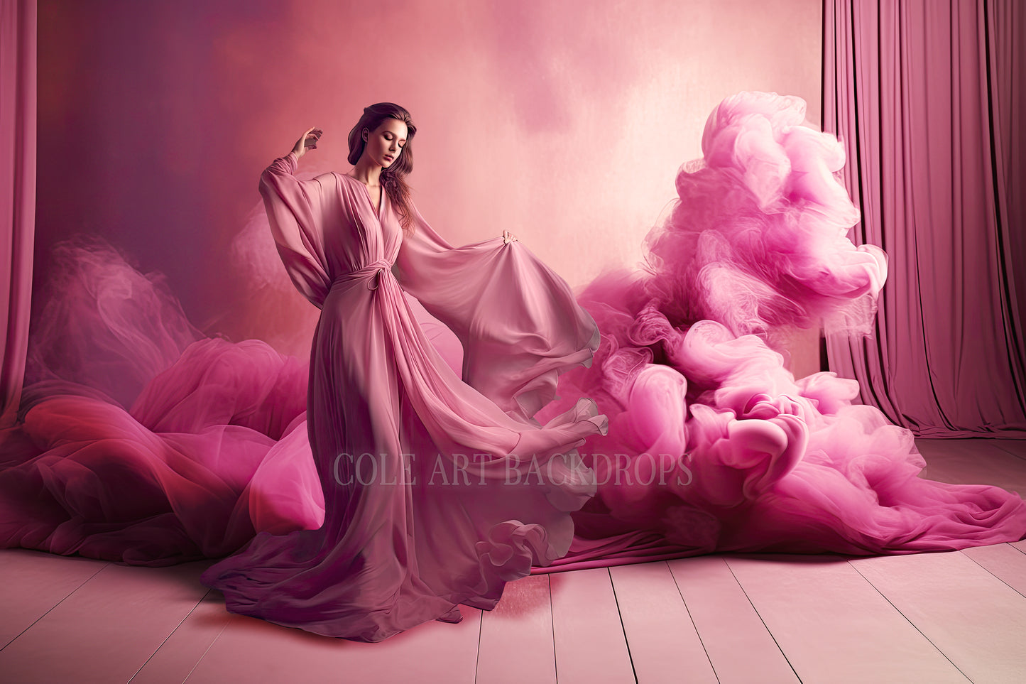 Conjunto de telas fluidas en rosa "Llévame lejos". Fondos digitales, fondos de maternidad, texturas para fondos de estudio, texturas de bellas artes y texturas para Photoshop.