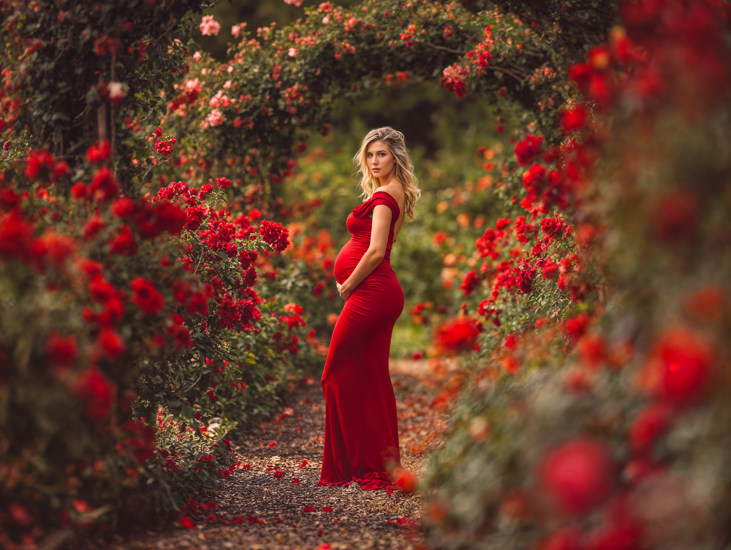 Rose Gardens Digital Backdrop Set