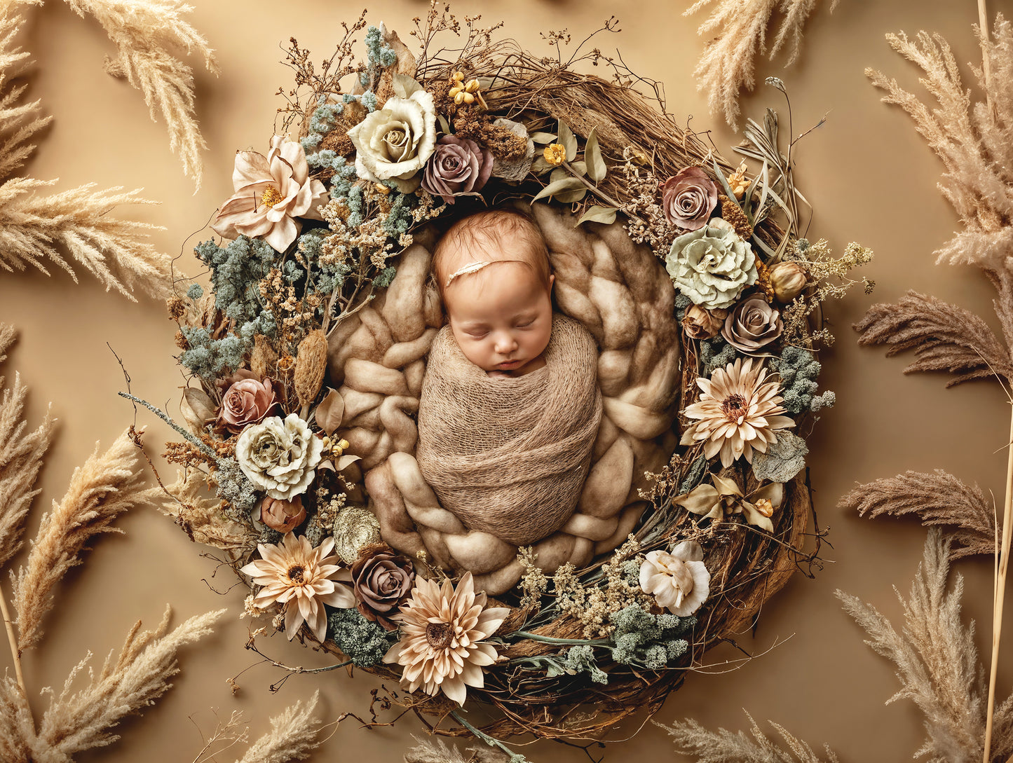 Baby Boop Digital Background, Newborn Backdrops Set