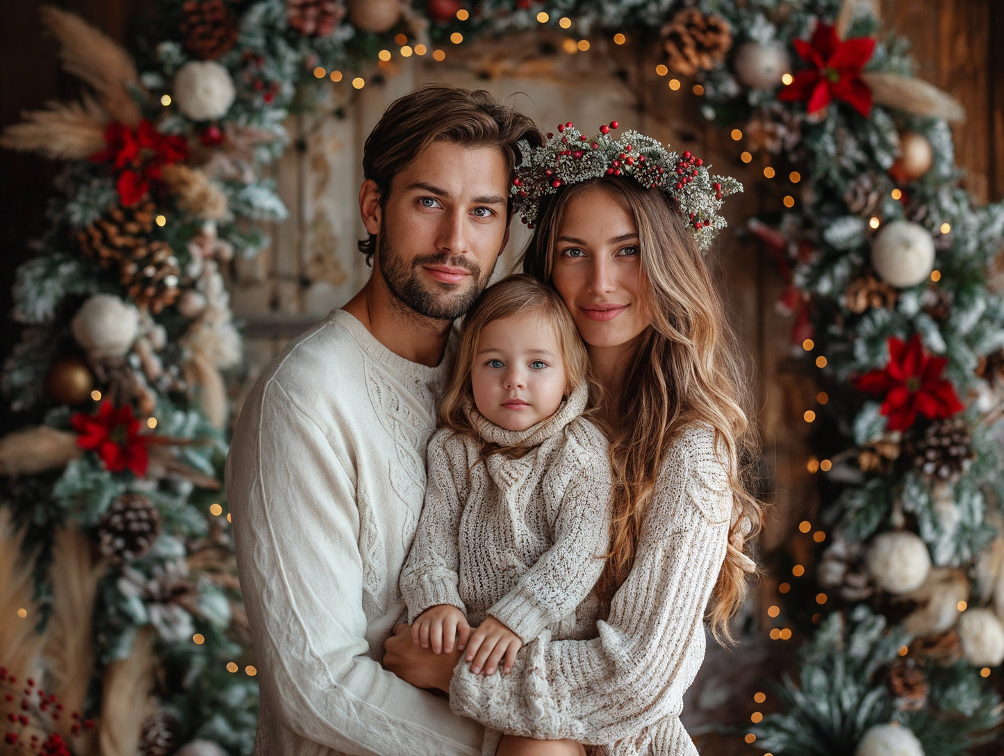 A Holiday Blur Digital Backdrops, Christmas Digital Backdrops Set
