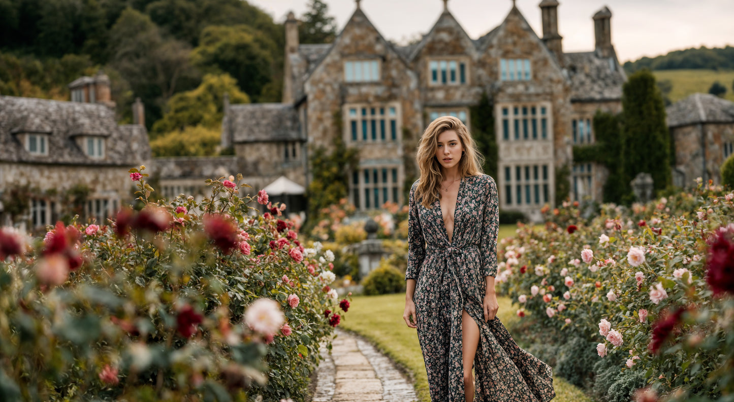 Rose House Digital Backdrop Set