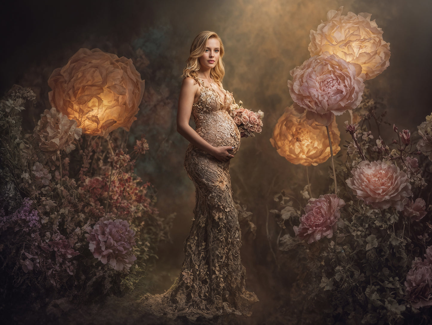 Sweet Dawn Digital Backdrop Set