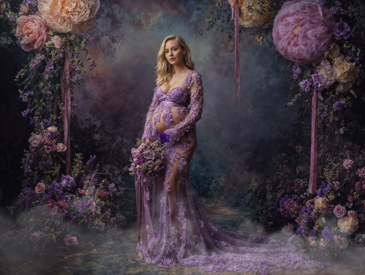 Sweet Dawn Digital Backdrop Set