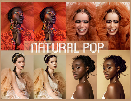 Acción de Photoshop: Natural Pop | Edición de Photoshop