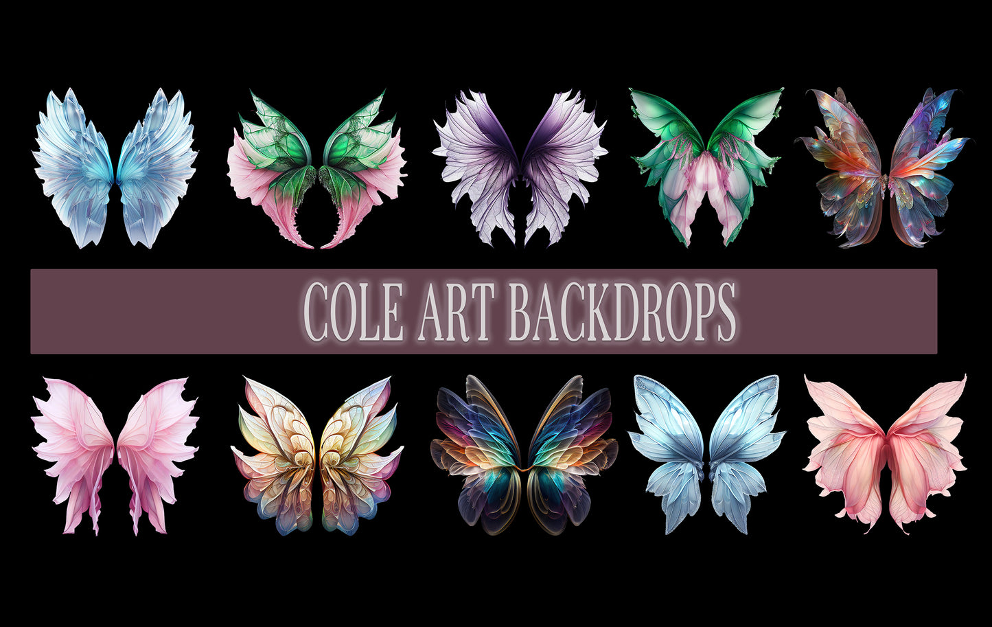 Fairy Wings Overlays, Maternity Backdrop Overlays, Studio Backdrop Overlays, Fine Art Textures, Photoshop Overlays