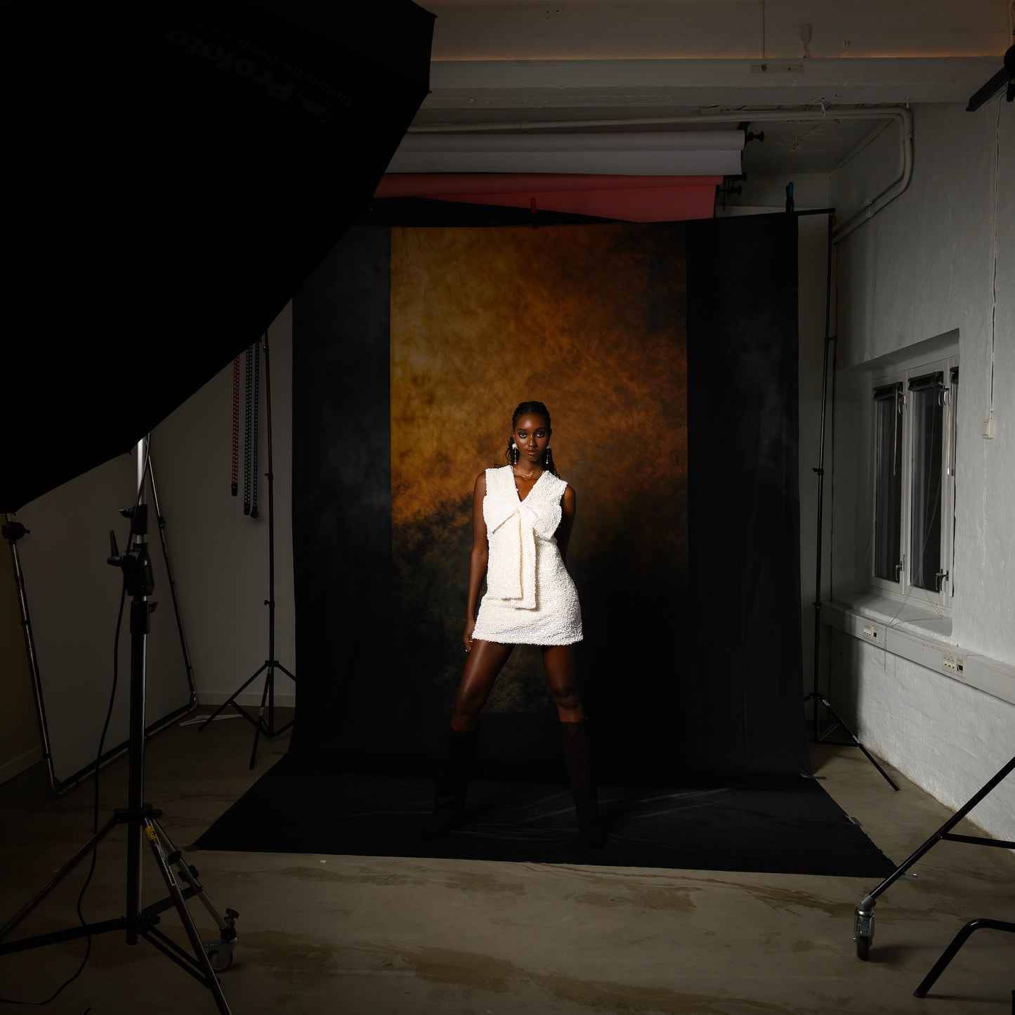 Arcos terrenales 6, fondo impreso, fondos de tela, fondo de barrido impreso, fondos para fotografía