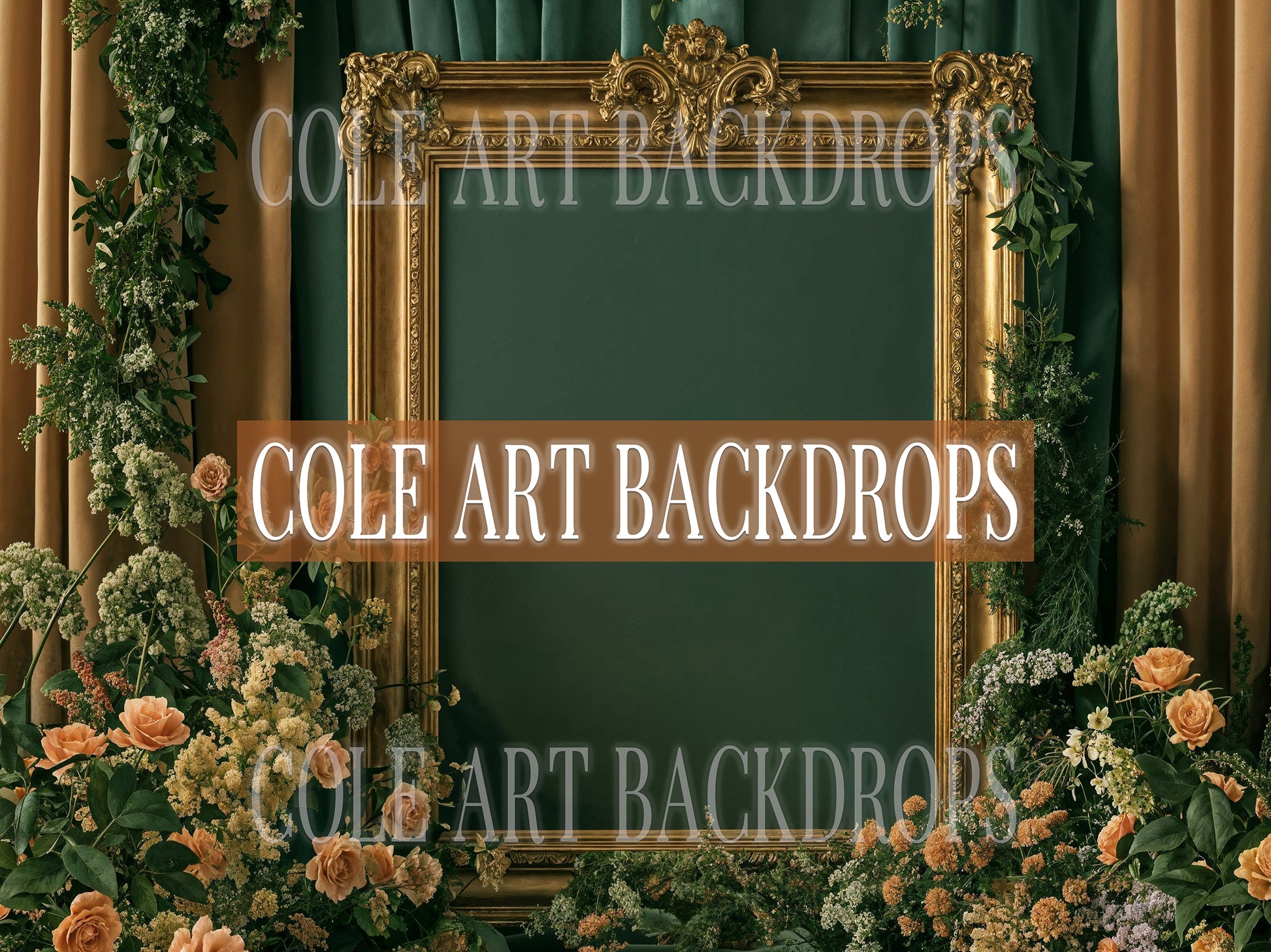 Lush Frames THREE 1, Printed Backdrop, Fabric Backdrops, Photography B ...