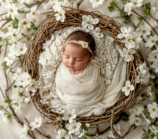 Oh Baby Beige Set, Newborn Digital Backdrops, Newborn Prop, Newborn Backdrops