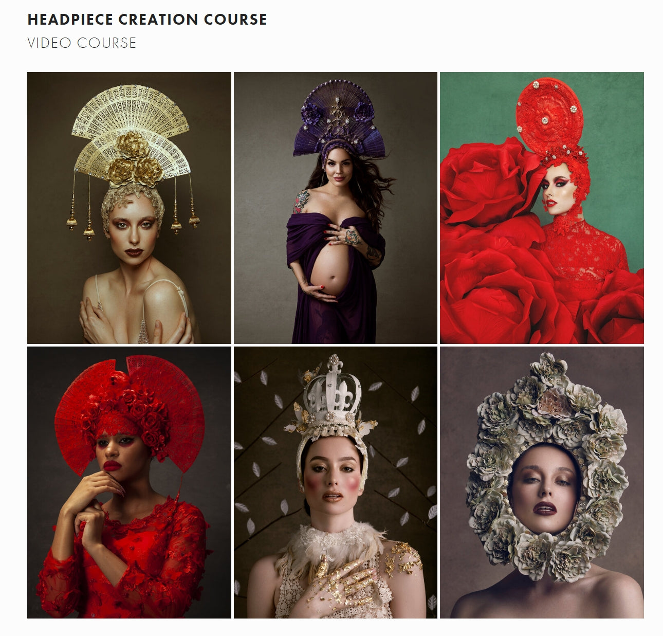 Headpiece Creation Online Course