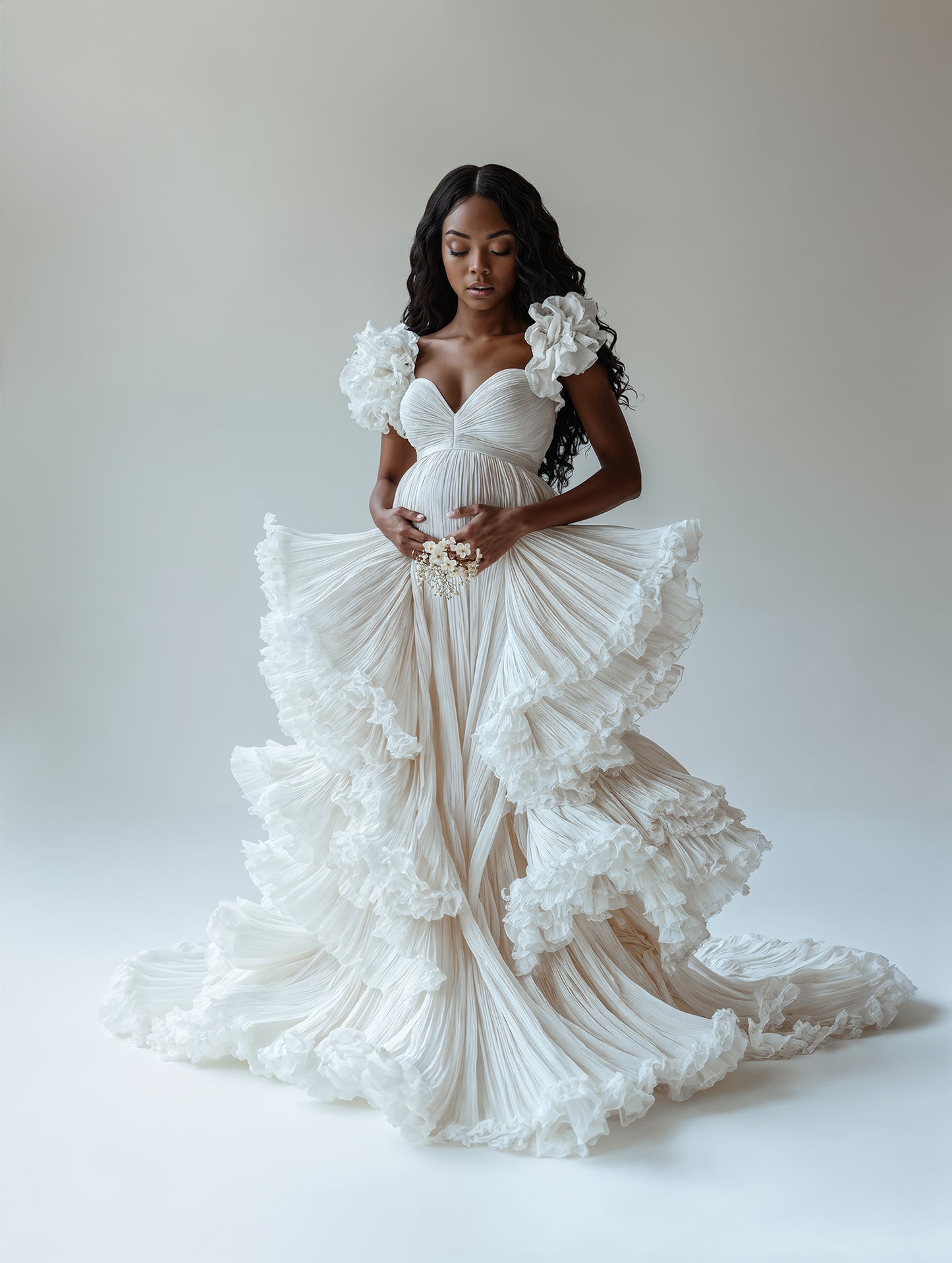 White Dress Digital Overlays, Photoshop Overlays, Digital Backdrops Set