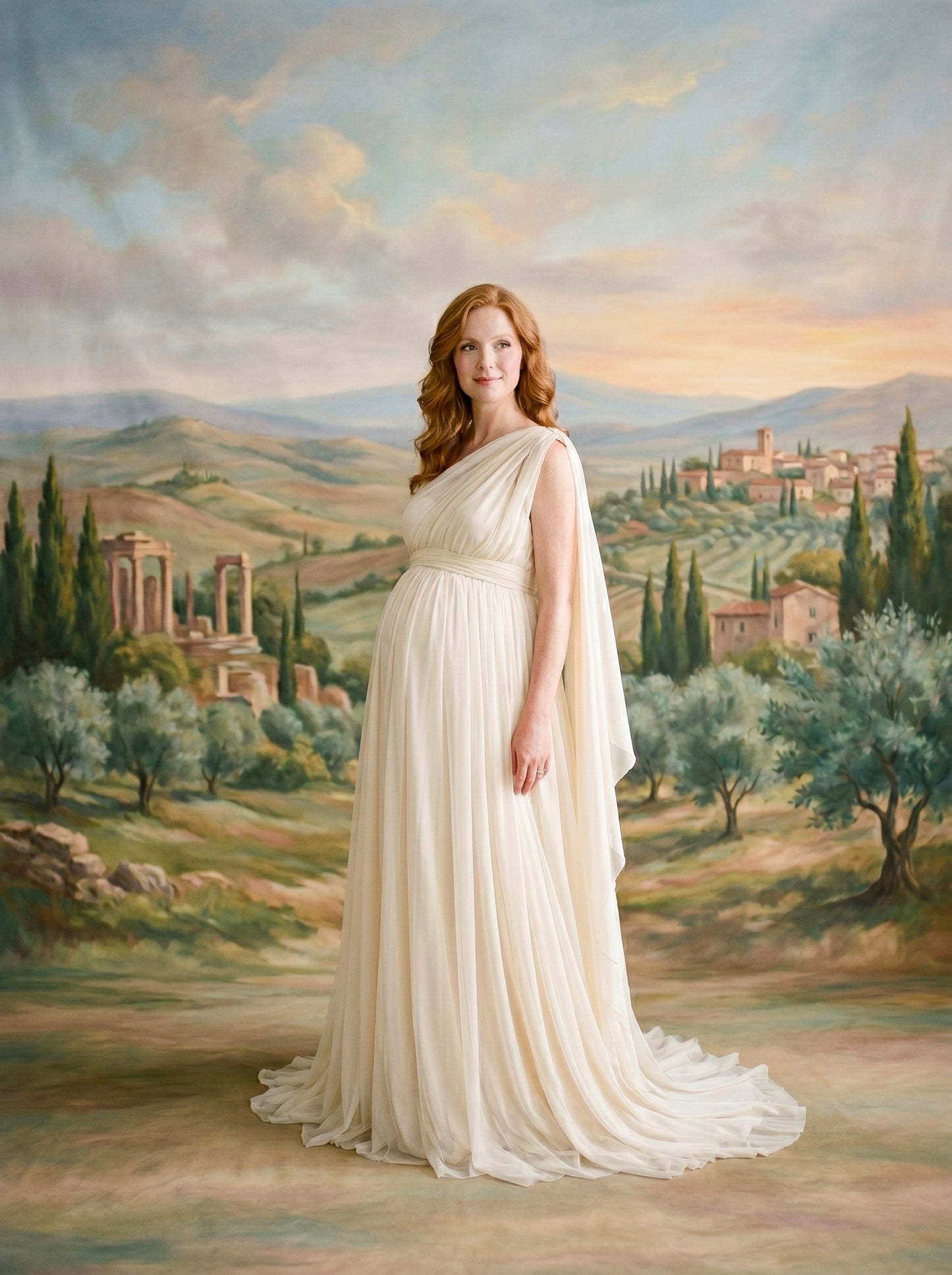 Grecian Landscape Digital Backdrop Set