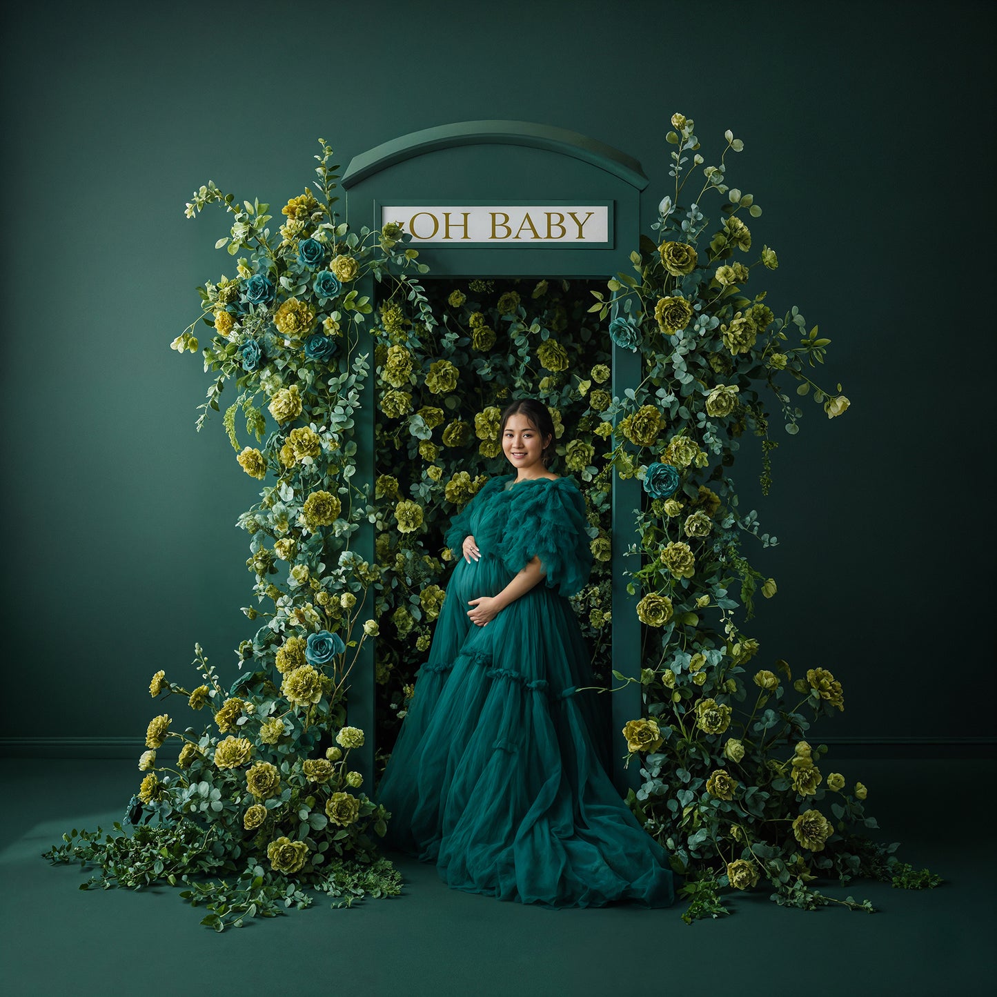 Baby Phone Digital Backdrop Set