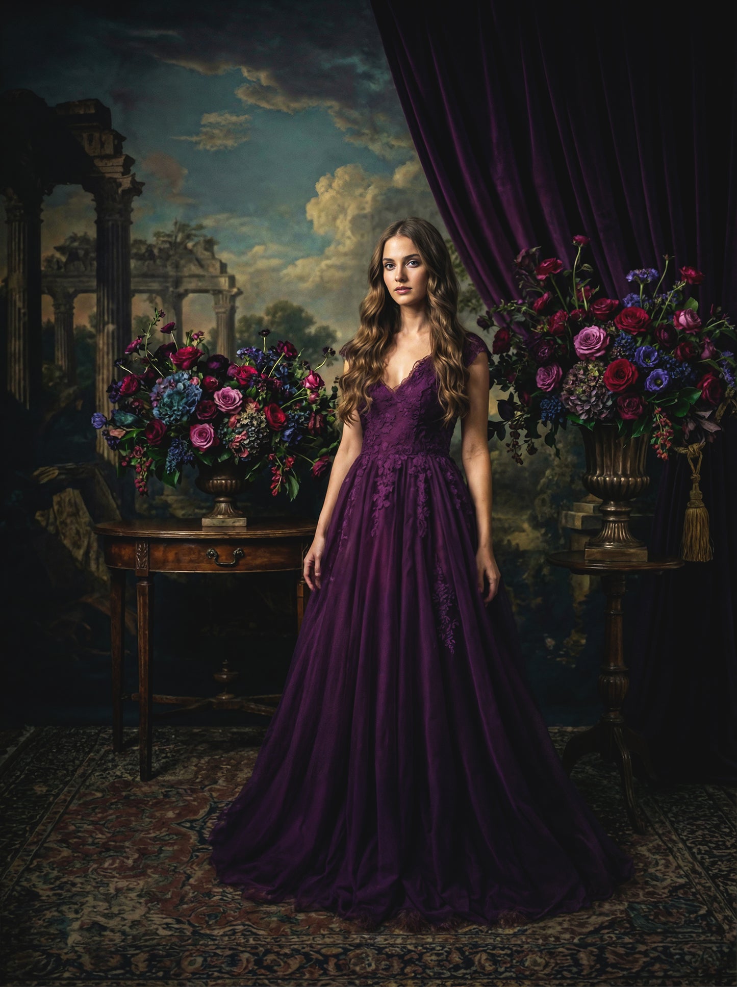 Renaissance Drape Digital Backdrop Set