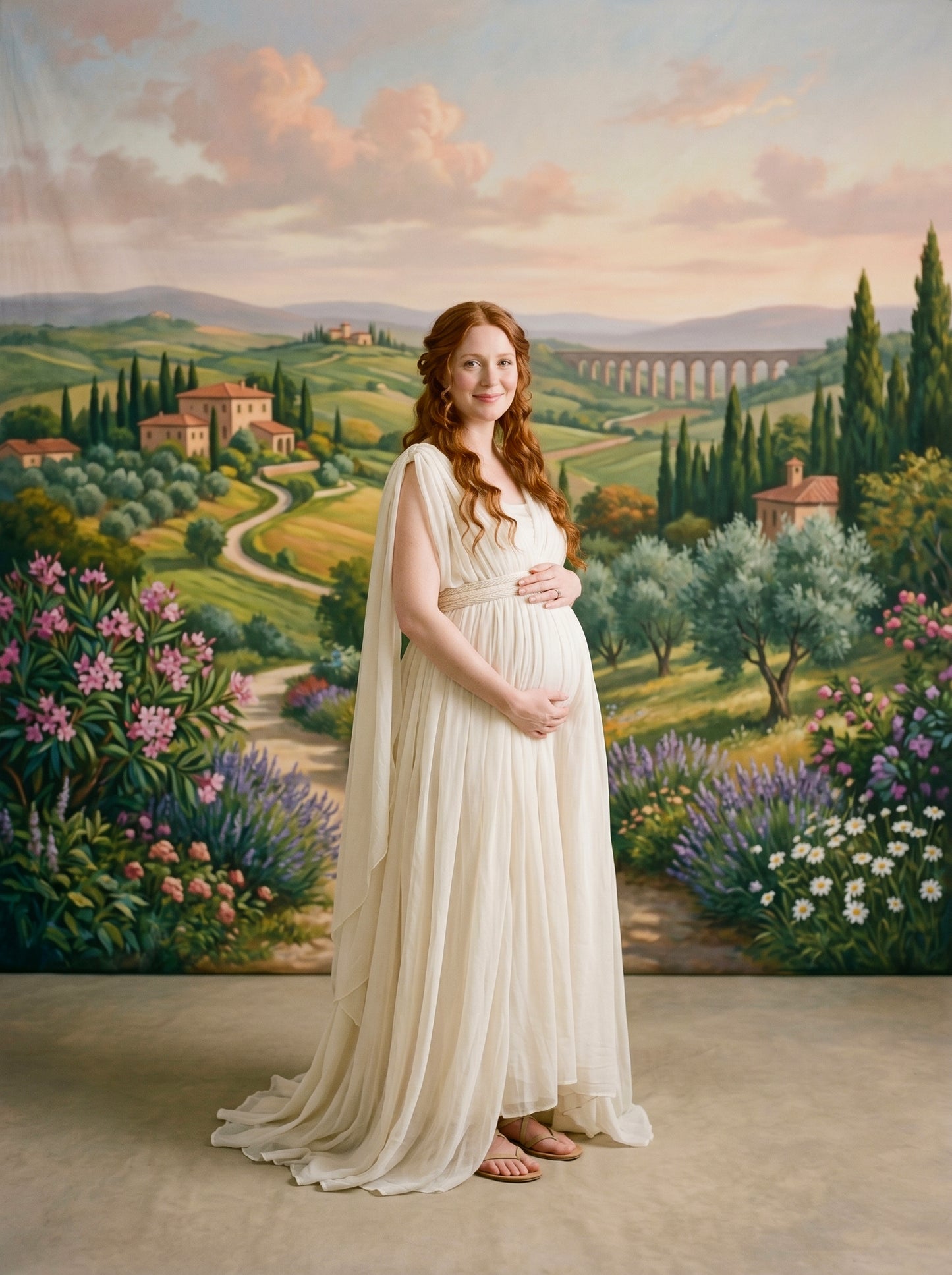 Grecian Landscape Digital Backdrop Set