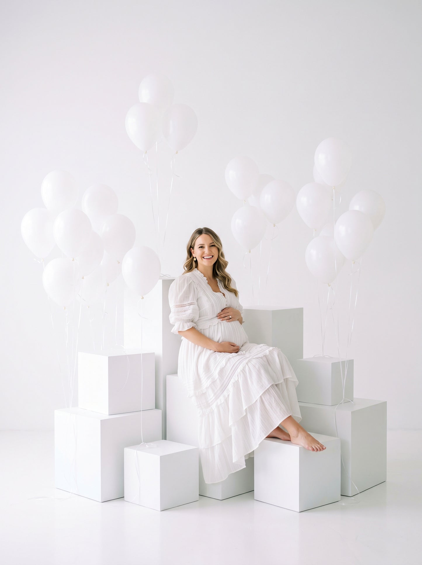 White Cube Digital Backdrop Set