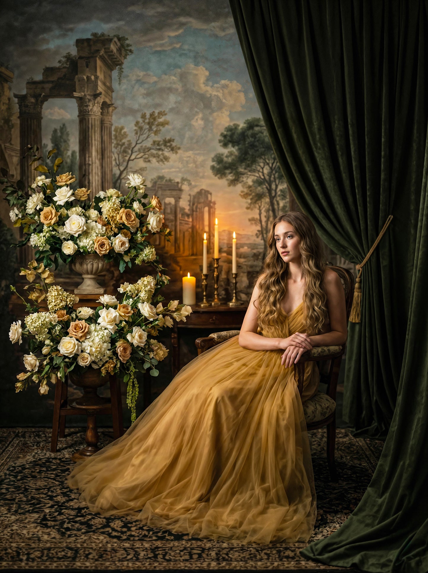 Renaissance Drape Digital Backdrop Set