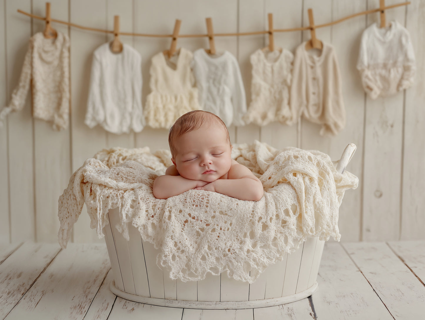 Laundry Day Baby Digital Backdrops, Newborn Props, Newborn Backdrops Set