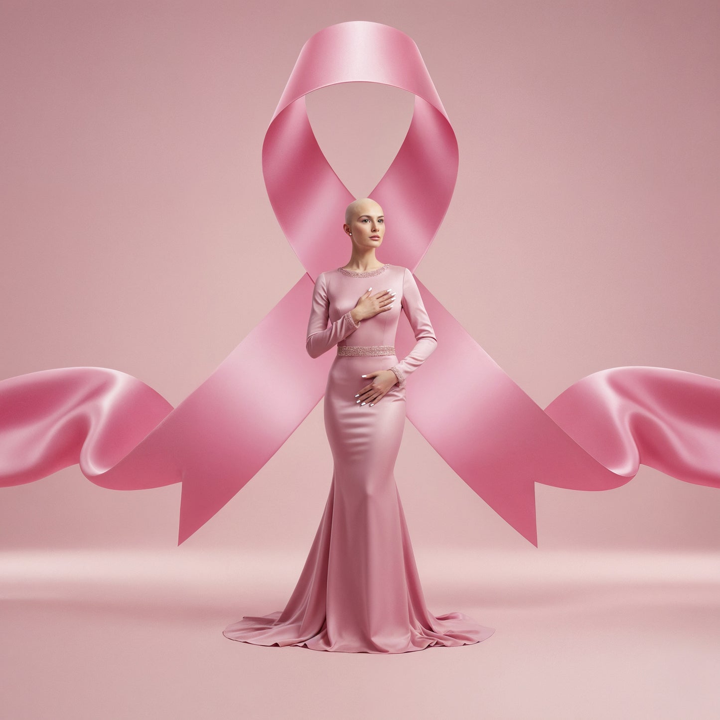 Breast Cancer Awareness Digital Backdrop Set