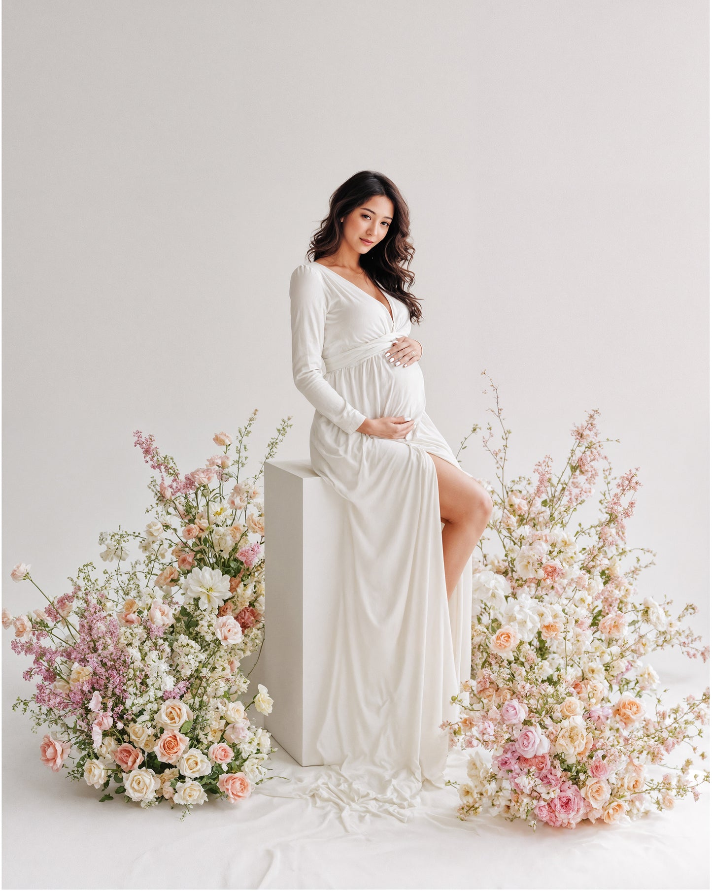 Flower Podiums Digital Backdrop Set