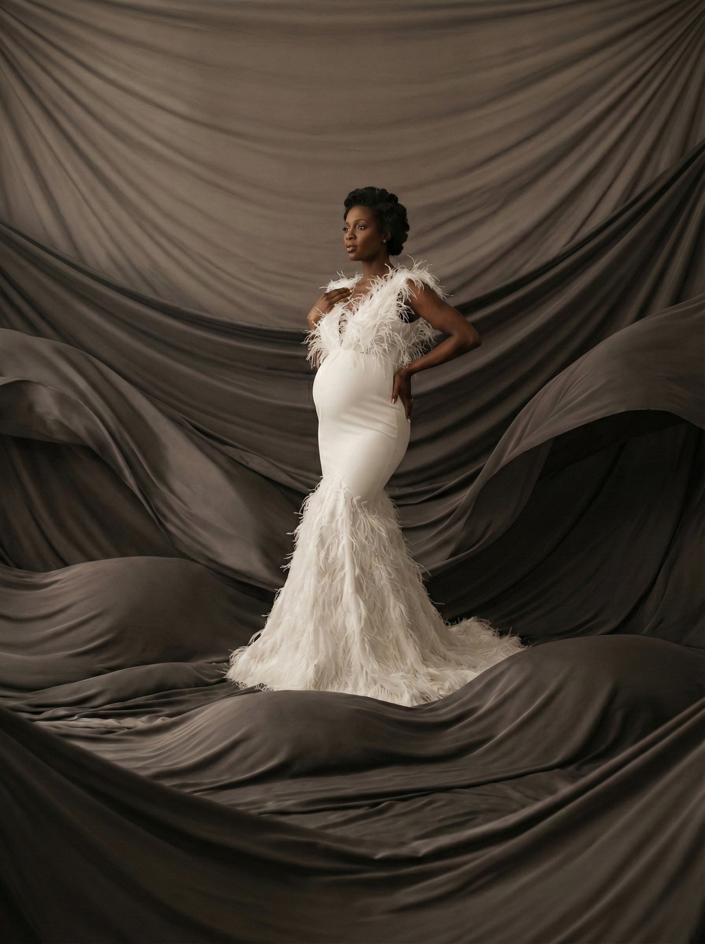 Flowing Vibes Neutrals Digital Backdrop Set