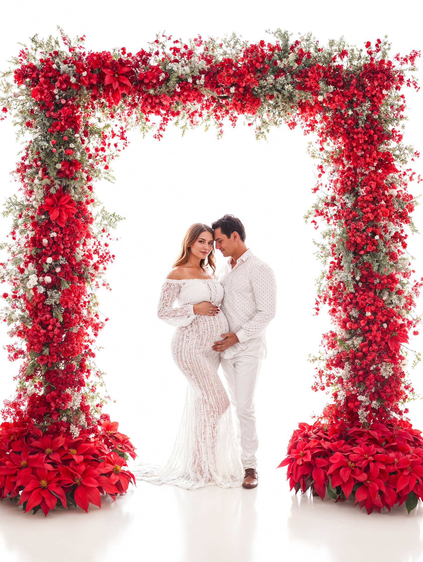 Backlit Christmas Digital Backdrop Set