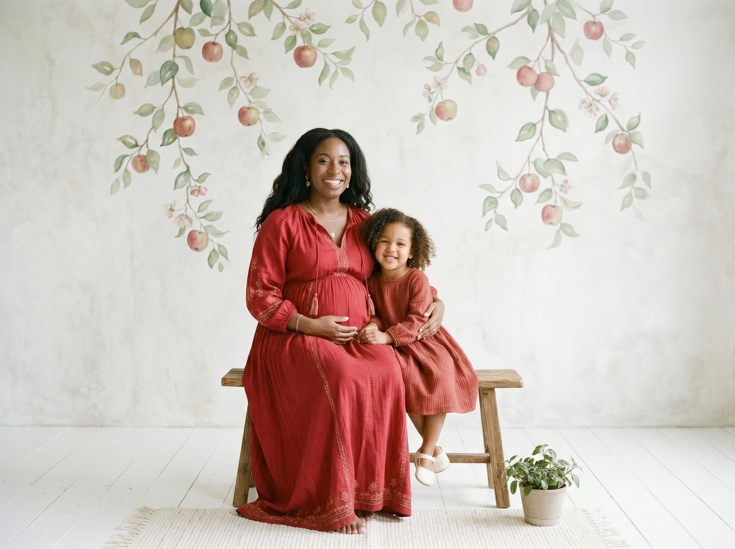 Fruit Branches Digital Backdrop Set