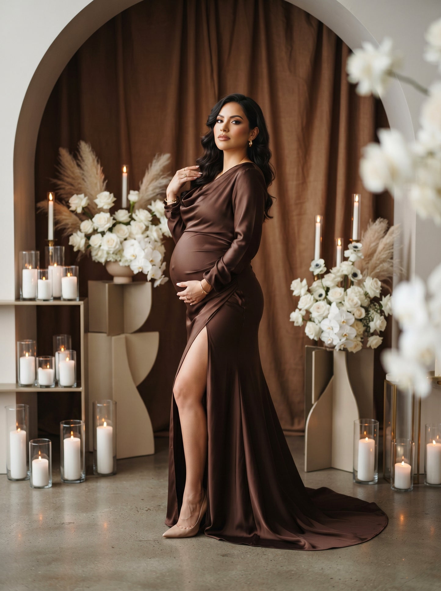 Candle Drapes Digital Backdrop Set