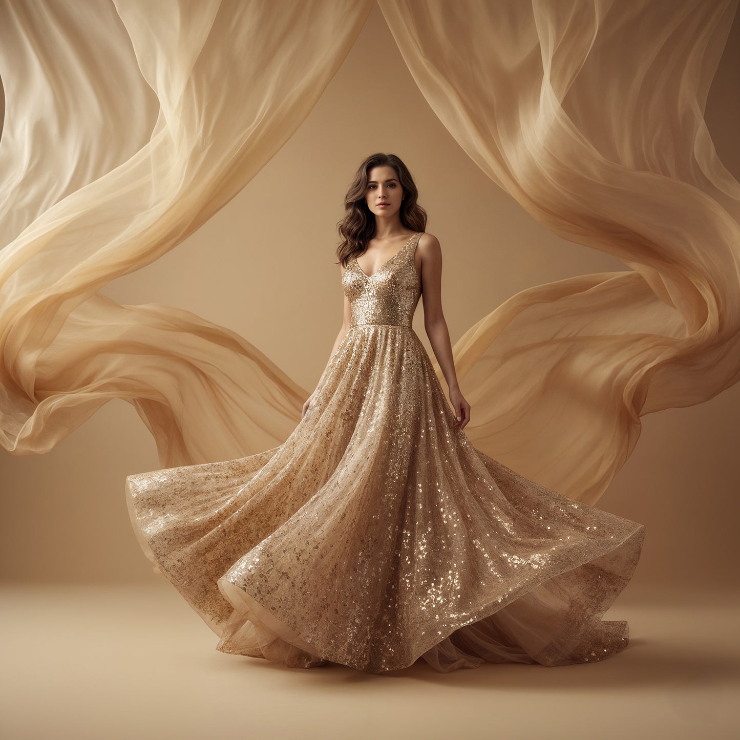 Neutral Flows Digital Backdrop Set