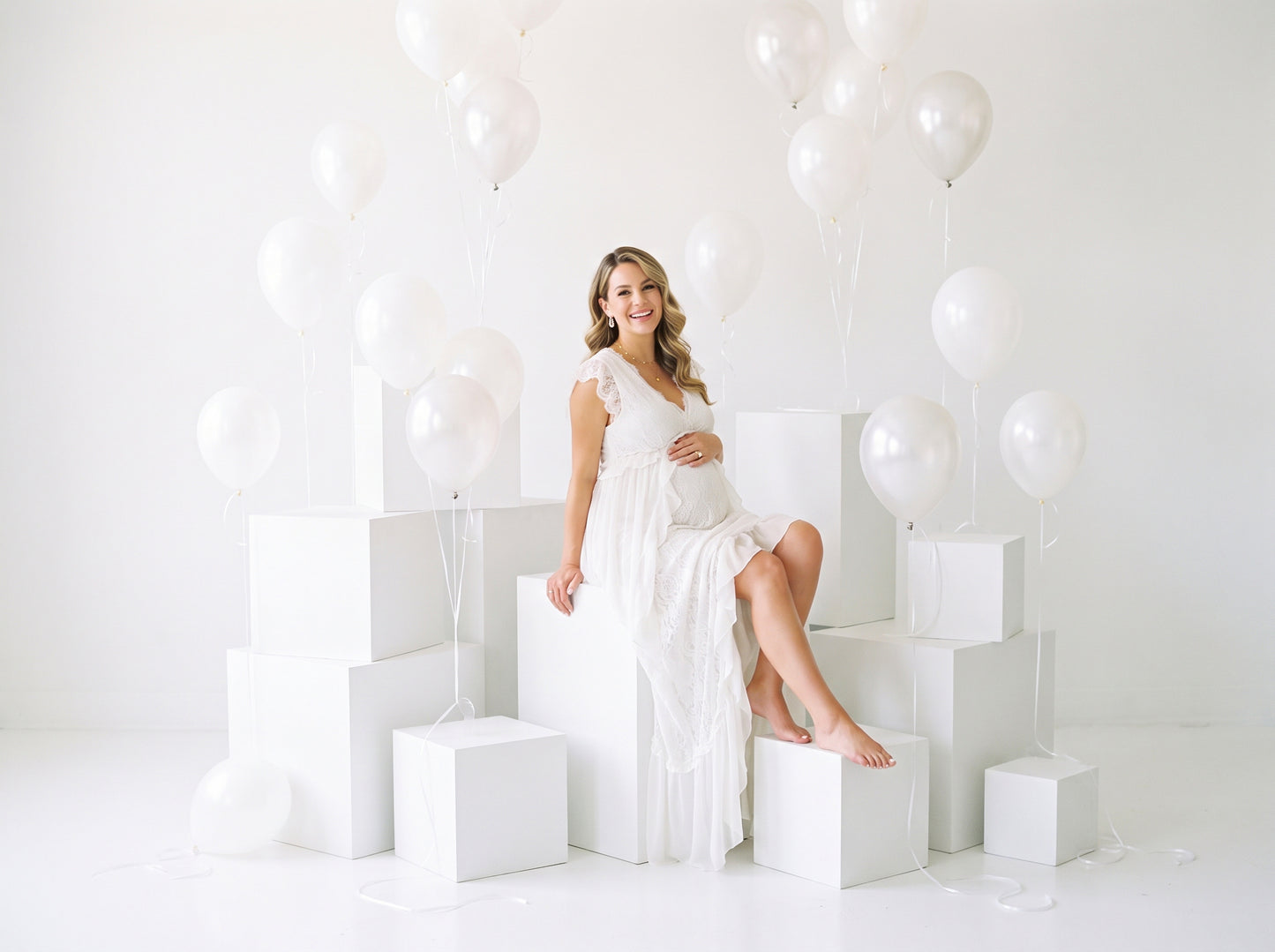 White Cube Digital Backdrop Set