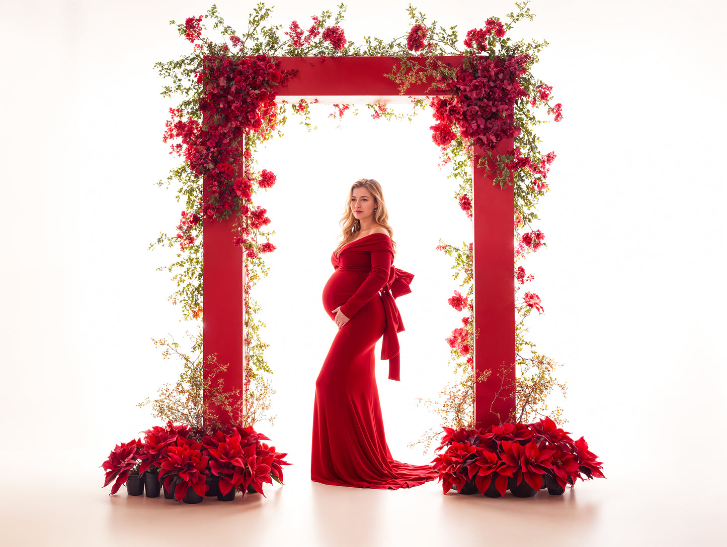 Backlit Christmas Digital Backdrop Set