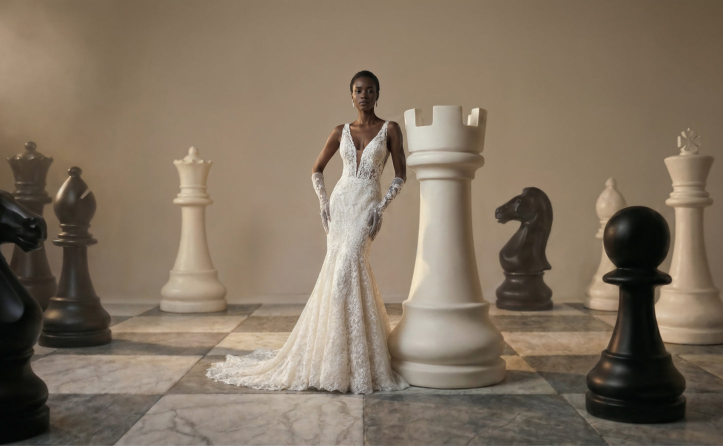 Chess Move Digital Backdrop Set