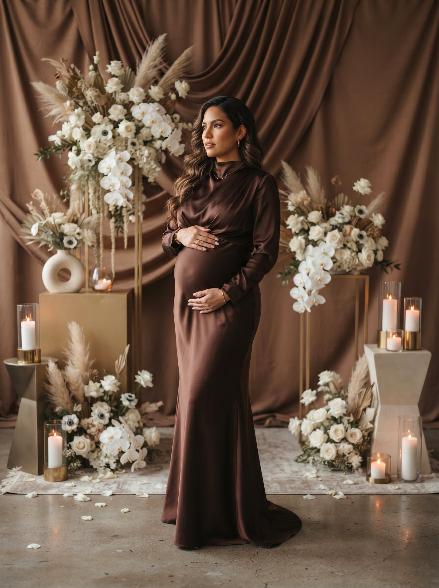 Candle Drapes Digital Backdrop Set