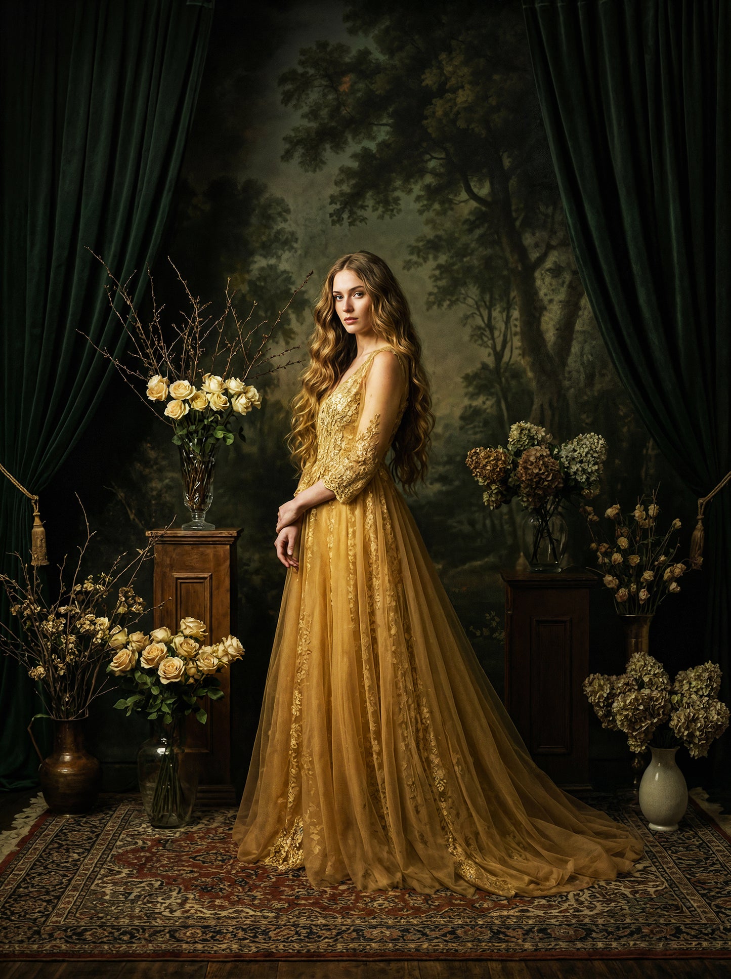 Renaissance Drape Digital Backdrop Set