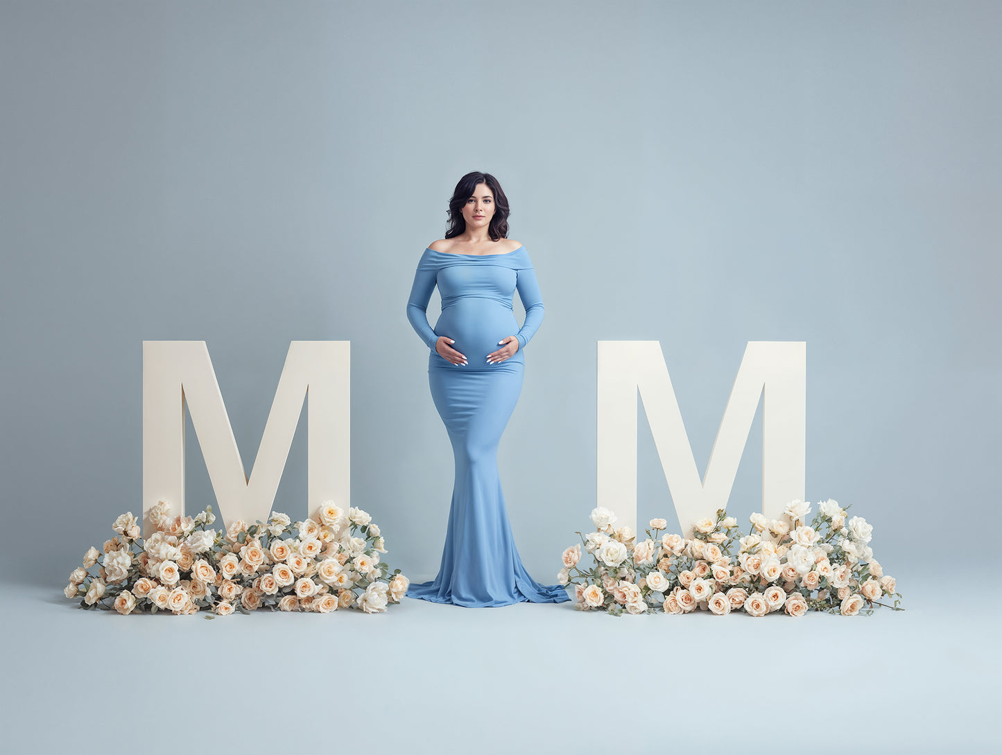 Floral Mom Digital Backdrop Set