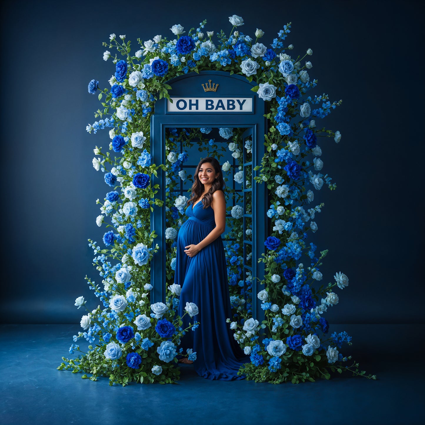 Baby Phone Digital Backdrop Set