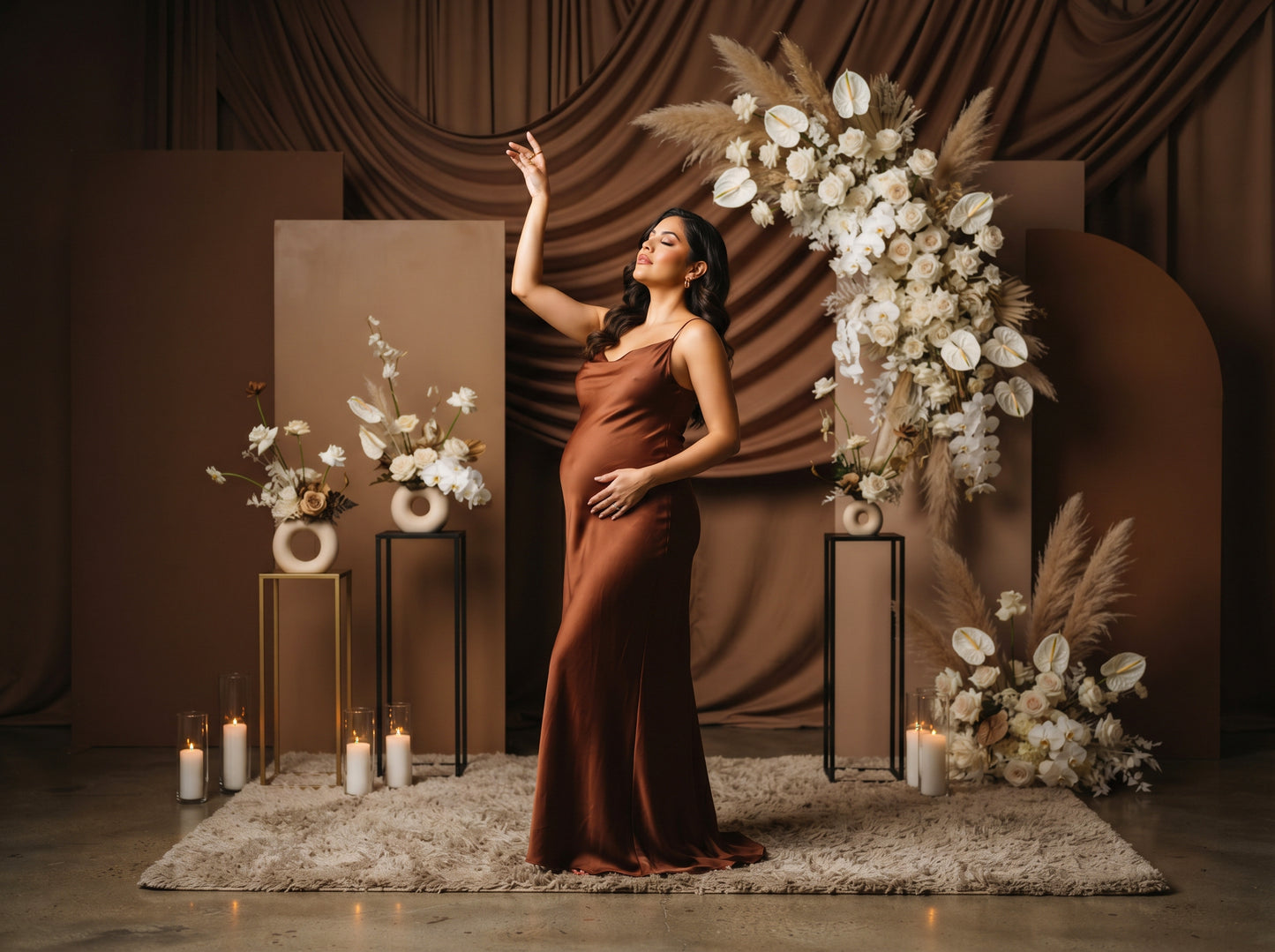 Candle Drapes Digital Backdrop Set
