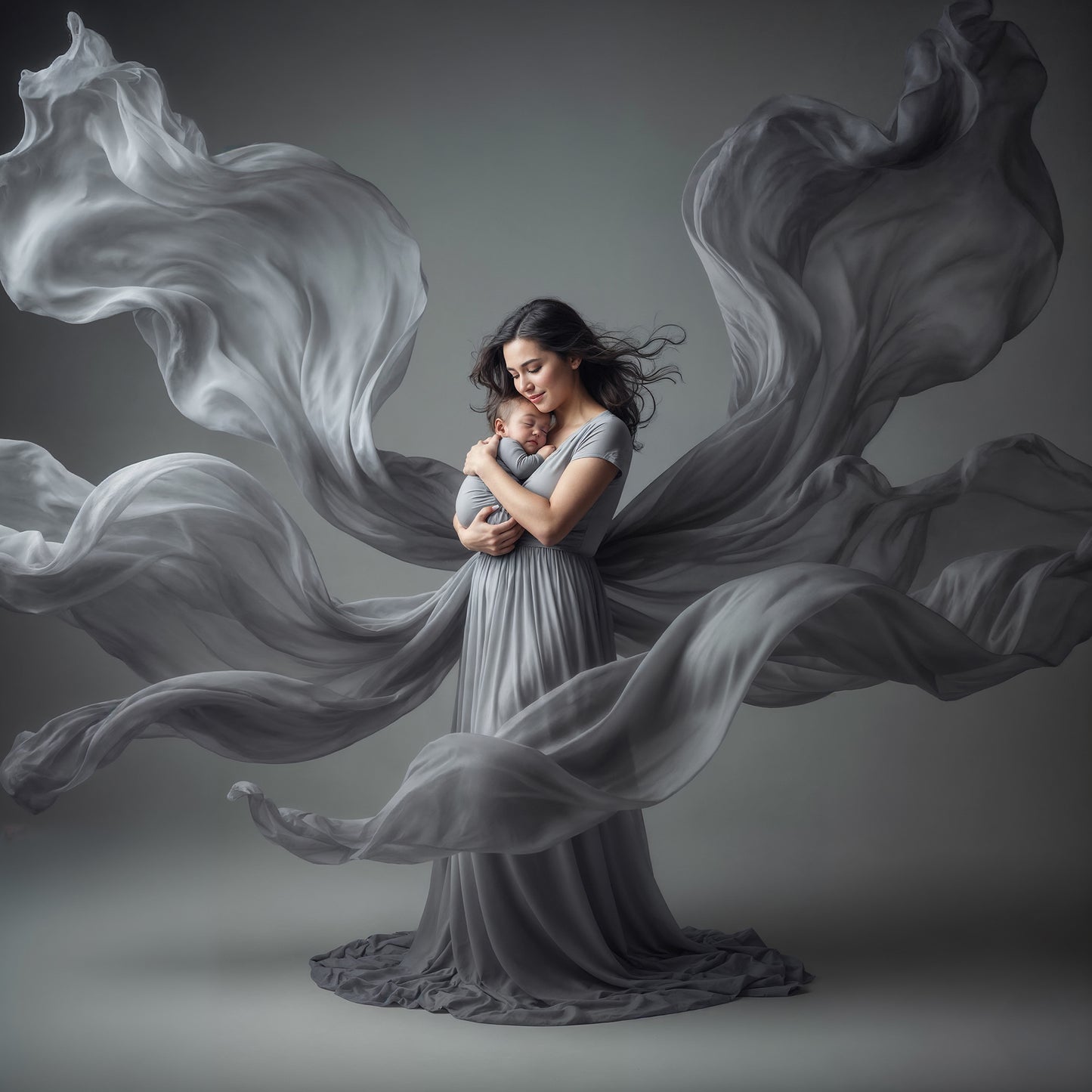 Neutral Flows Digital Backdrop Set