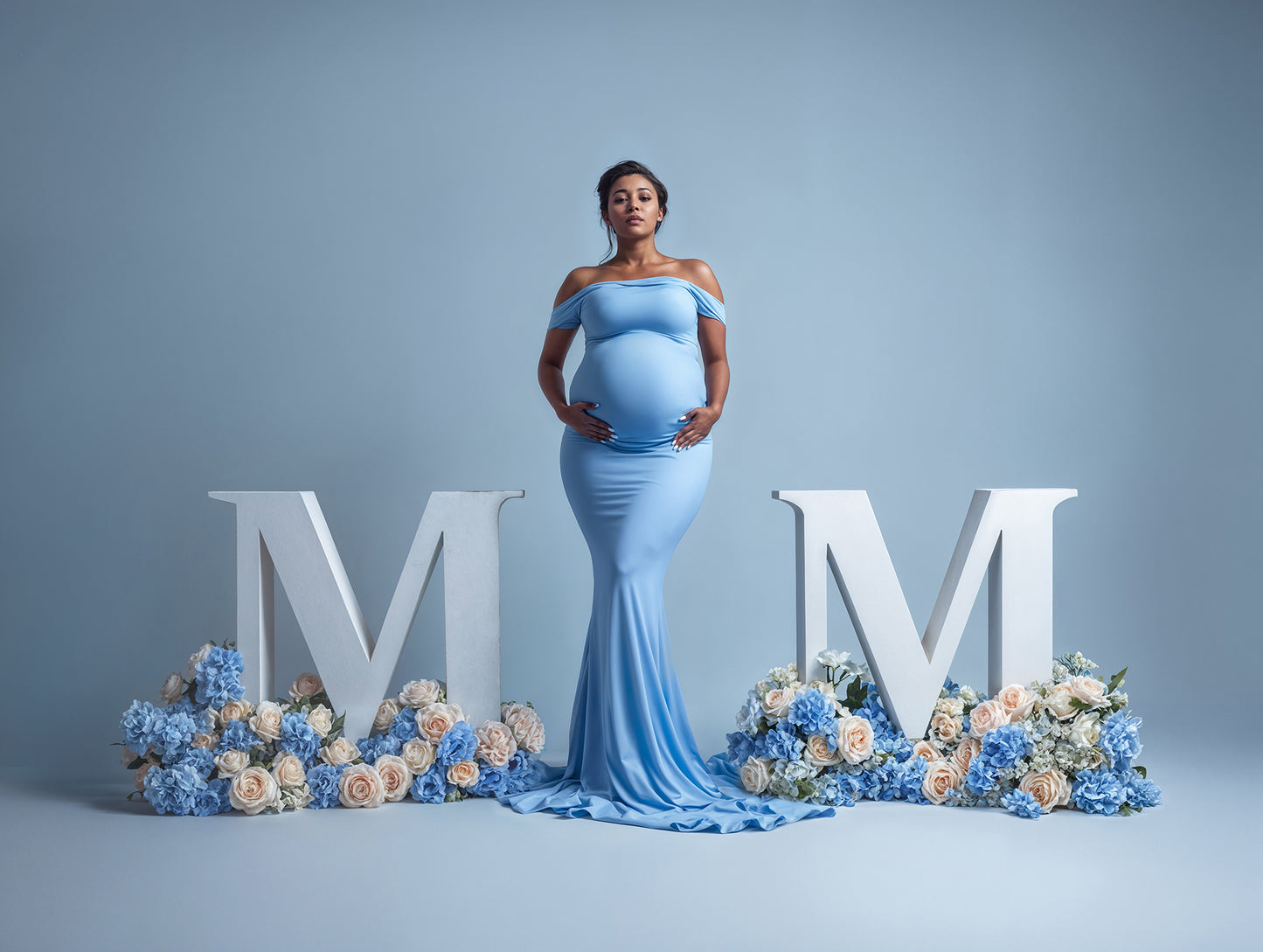 Floral Mom Digital Backdrop Set